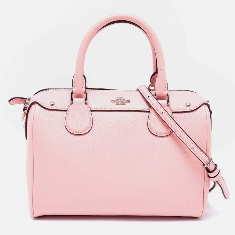 EUC light pink coach mini bennett purse